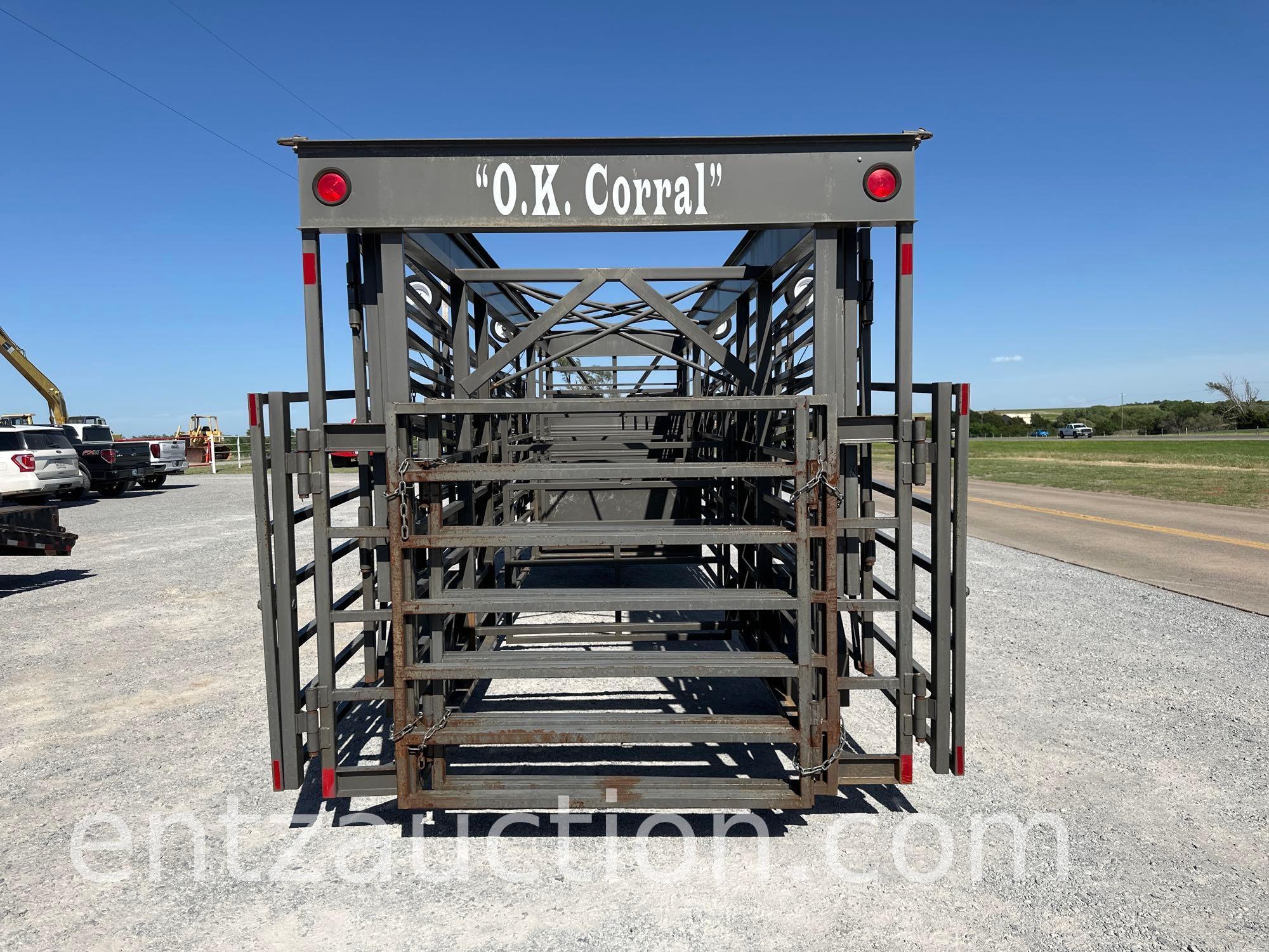 OK CORRAL PORTABLE WHEEL CORRAL, GN,