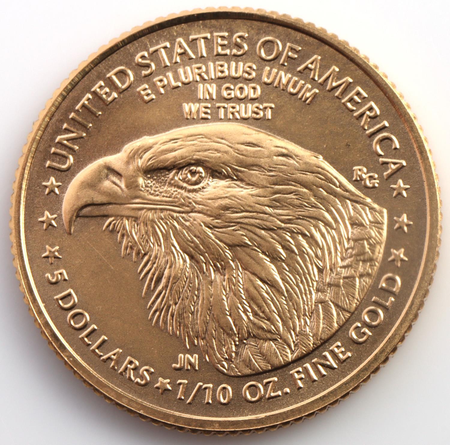 1/10TH OZ GOLD AMERICAN EAGLE COIN