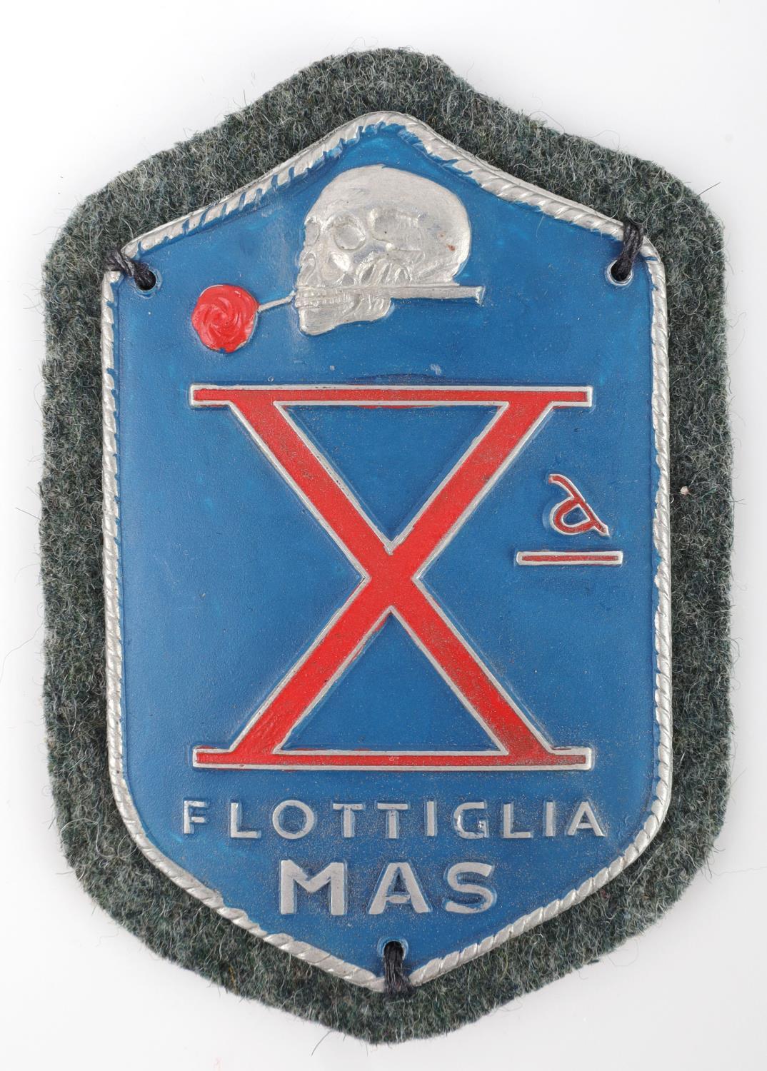 FLOTTIGLIA MAS ITALIAN FASCIST FROGMAN SLEEVE BA