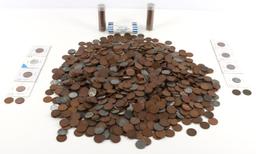 OVER 13 POUNDS OF UNSEARCHED WHEAT CENT PENNIES