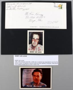 HENRY LEE LUCAS SERIAL KILLER AUTOGRAPH & PICTURE