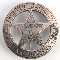 VINTAGE OBSOLETE TEXAS RANGER BADGE