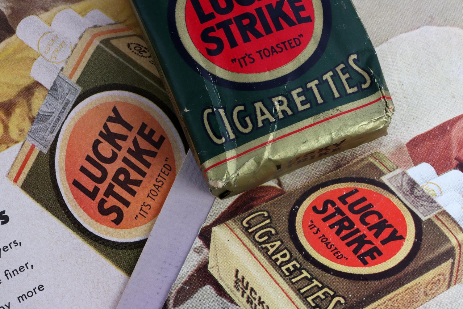 TOBACCO LUCKY STRIKE ADVERTISING LOT OF 3