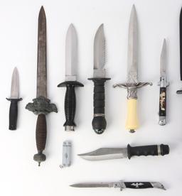 LARGE & VARIED KNIFE COLLECTION NEW & USED
