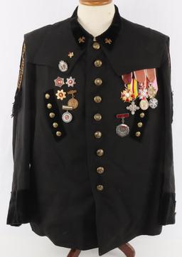 COLD WAR ERA POLISH MINER PARADE GALA UNIFORM LOT