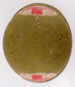 WWII JAPANESE RED CROSS COMBAT HELMET