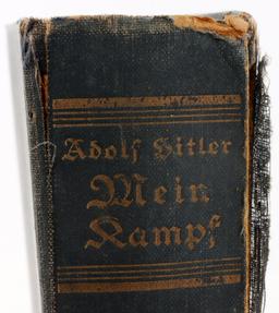 WWII ADOLF HITLER PERSONALIZED MEIN KAMPF COPY