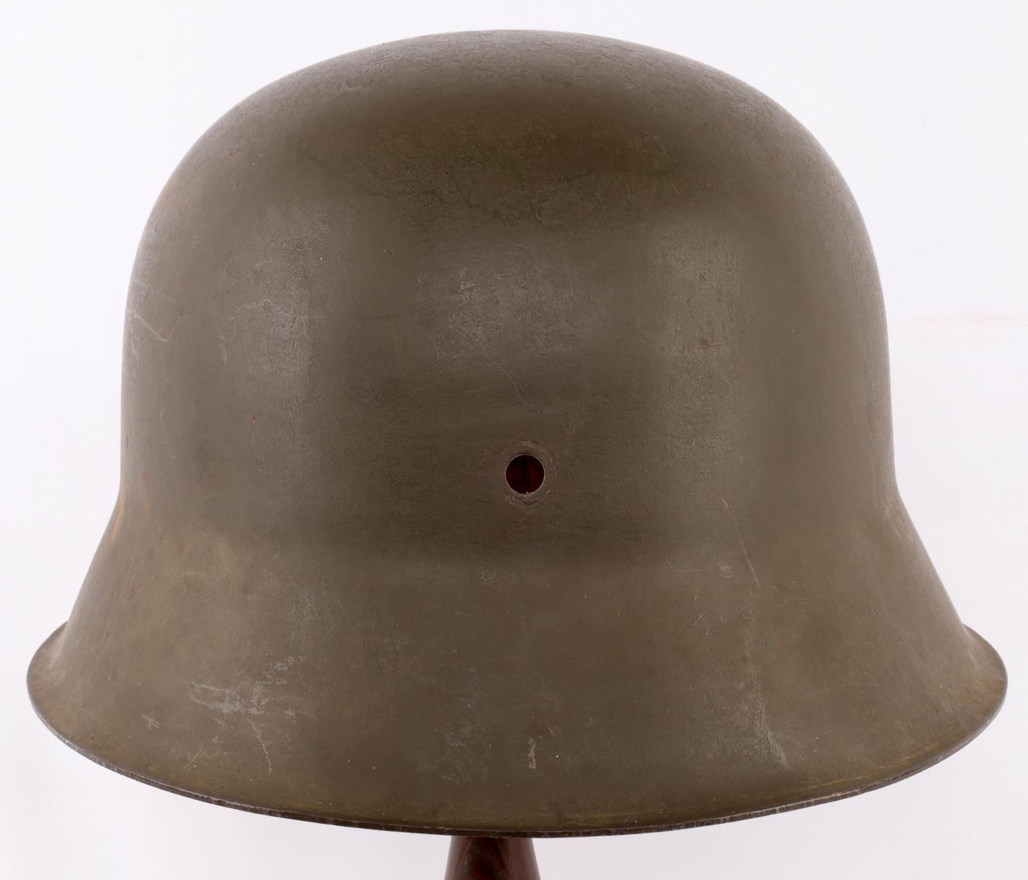 WWII GERMAN REICH M42 SS DOUBLE DECAL STAHLHELM