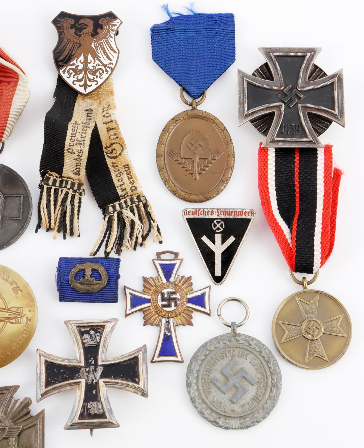 WWI & WWII GERMAN REICH BADGES  & MEDALS