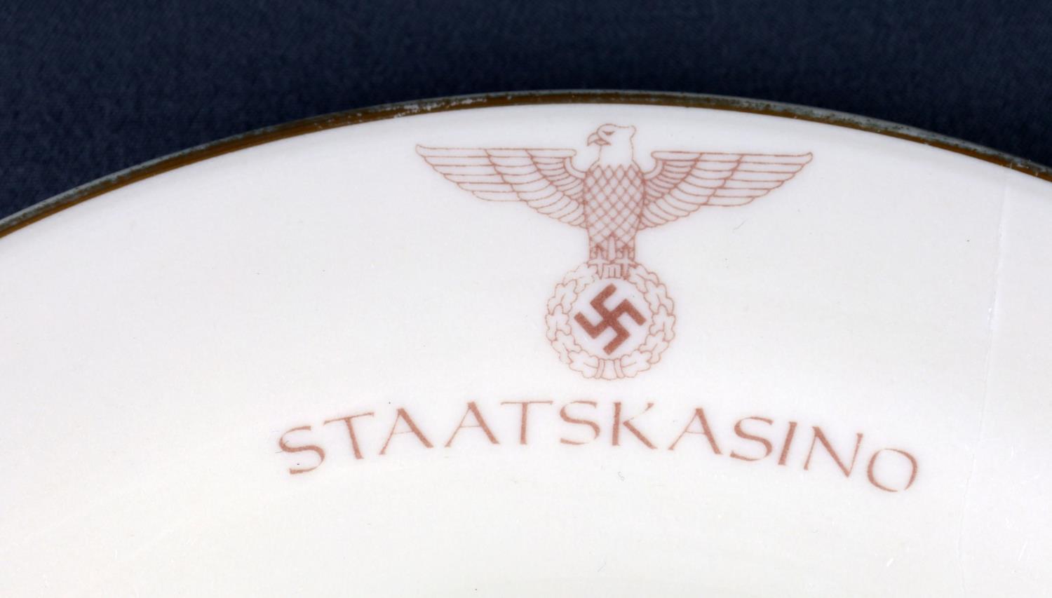 LOT OF 4 WWII GERMAN REICH STAATSKASINO PORCELAIN