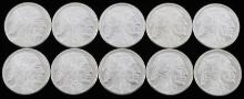 BUFFALO 1 OZ SILVER BULLION ROUNDS LOT OF 10