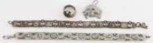 GERMAN THIRD REICH BIKER BRACELET RING PENDANT LOT