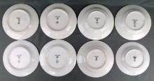 8 WWII GERMAN REICH NSDAP PORCELAIN PLATES LOT