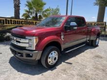 2017 FORD F-350 PLATINUM DIESEL TRUCK W/T R/K