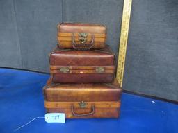 3 PCS. SUITCASE COLLECTION DECOR