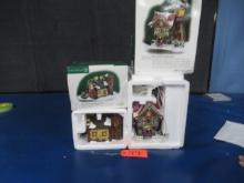 2 DEPT. 56 VILLAGES- MICKEYS NORTH POLE AND LOCOMOTIVE SHOP