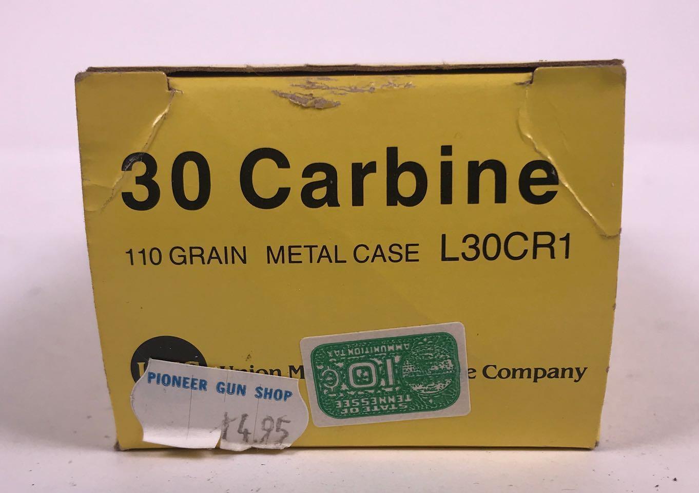 30 RDS .30 Caliber Carbine Ammunition