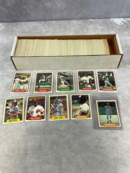 1982 Fleer Baseball Complete Set #1-660