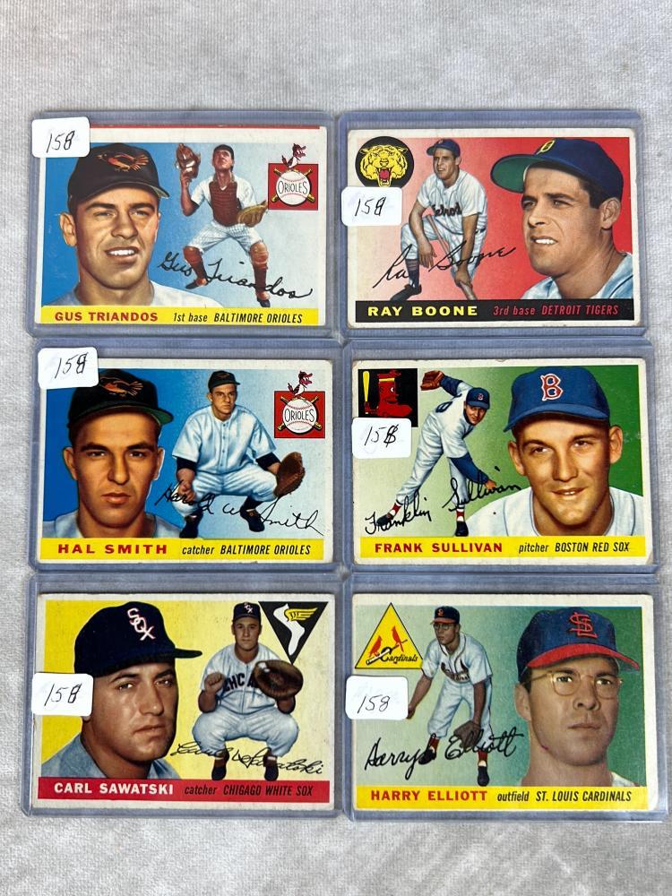 (15) 1955 Topps Baseball