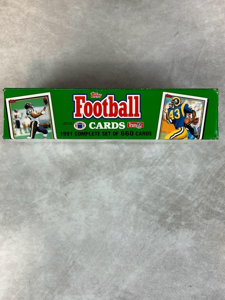 1991 Topps Football Complete Factory Set (660 cards)