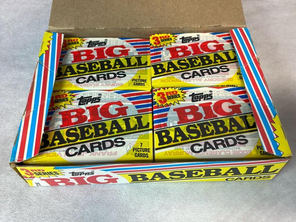 (3) Topps Big Baseball Unopened Boxes 1988 Series 1, 3 - 1990 Series 2