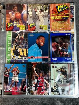 (5) Albums of basketball Cards from the 1990's
