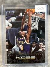 Kobe Bryant #4/24 2012-13 Pamani Anthology Gold #11