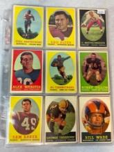 1958 Topps FB 32 Card Lot #4-64 Ex-ExMt