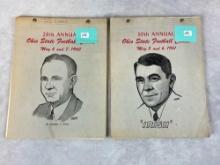 29th & 30th Annual Ohio State Football Clinic Books - 1960 & 1961