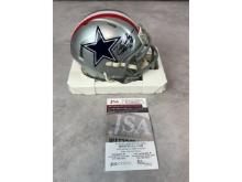 Drew Pearson signed Dallas Cowboys mini helmet JSA cert