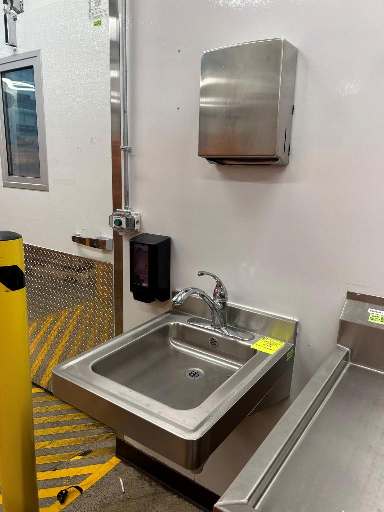 Just Stainless Hand Sink W/ Soap And Paper Towel Dispenser