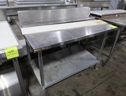 stainless table w/ undershelf