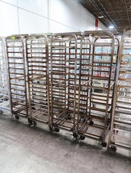 oven racks, side load, on casters