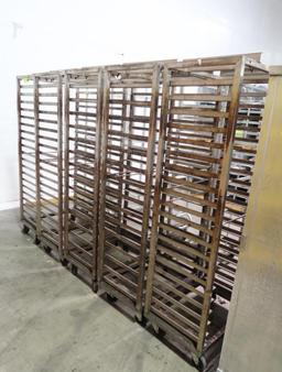 oven racks, side load, on casters