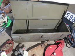 Metal tool box 35" x 12" x 12"