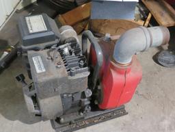 Gas powered 2" water pump