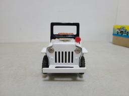 TN Battery Op Police Patrol Jeep Toy In Box