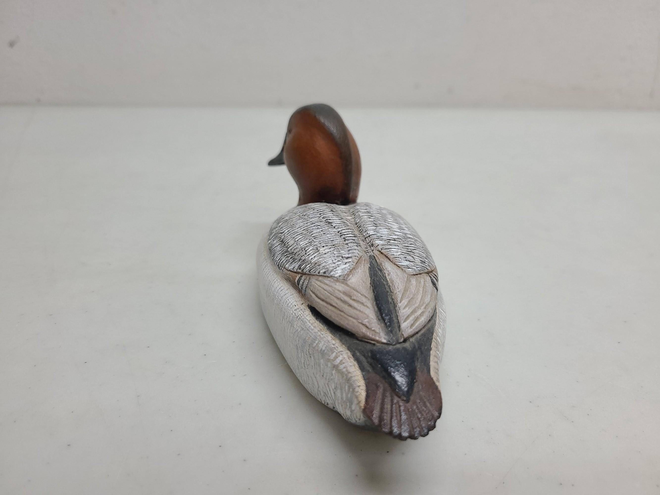 Pair 1982 W Getz Mini Artist Decoys