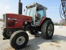 1827 3650 MASSEY FERGUSON C/A 2WD 18.4R38 5873HRS SALVAGE DOES NOT MOVE 5873 S/N:B510-2P090014