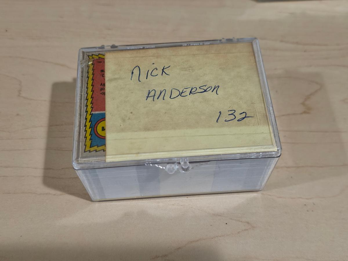 Nick Anderson Sealed Trading Cards Lot