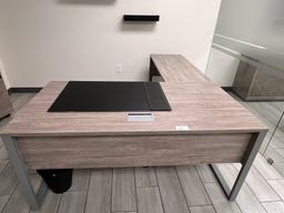 36 X 60 Executive Modular Desk w/Left Hand Return Built In USB  & Electric