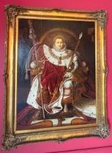 Artist Signed "Napoleon" Framed Wall Art