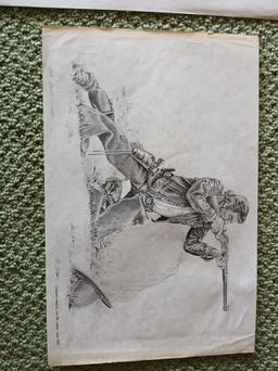 Bob Dale Pencil Sketches / Art Work Signed