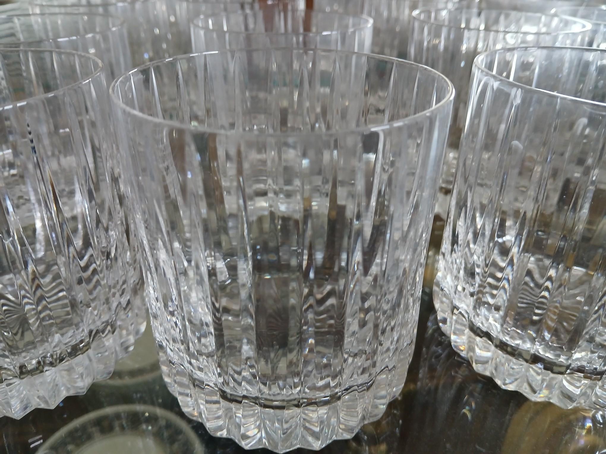 Crystal Water Glass Set W/ Juice Glass