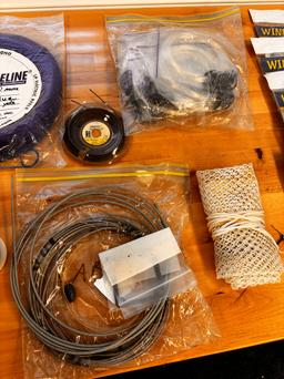 LARGE LOT of Metal Fishing Line & Leaders / Large Fishing Leader Making Lot