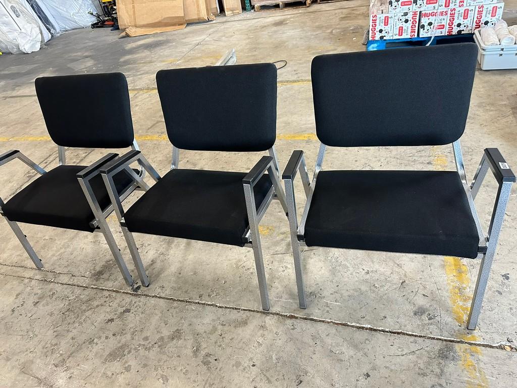 3 Waiting Room Seating Chairs