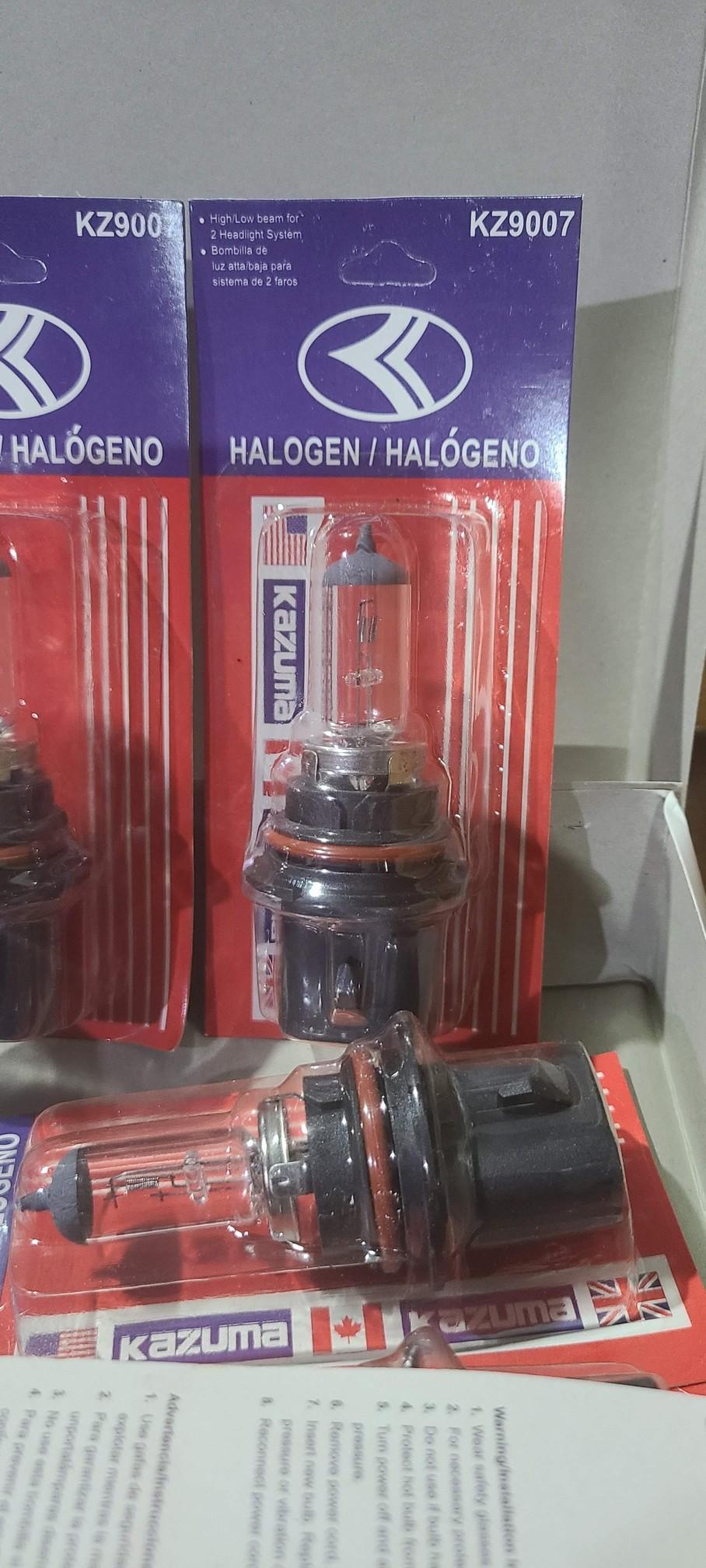 KAZUMA 9007 Halogen Bulb 65 55W 12volt Kazuma.  Brand New in The Box