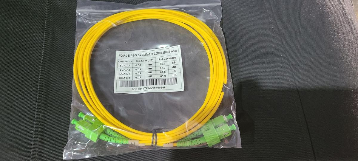 10 Meter Rolls of FIBER OPTIC Cable / Fire Wire Cable / All individually packed for easy re-sale