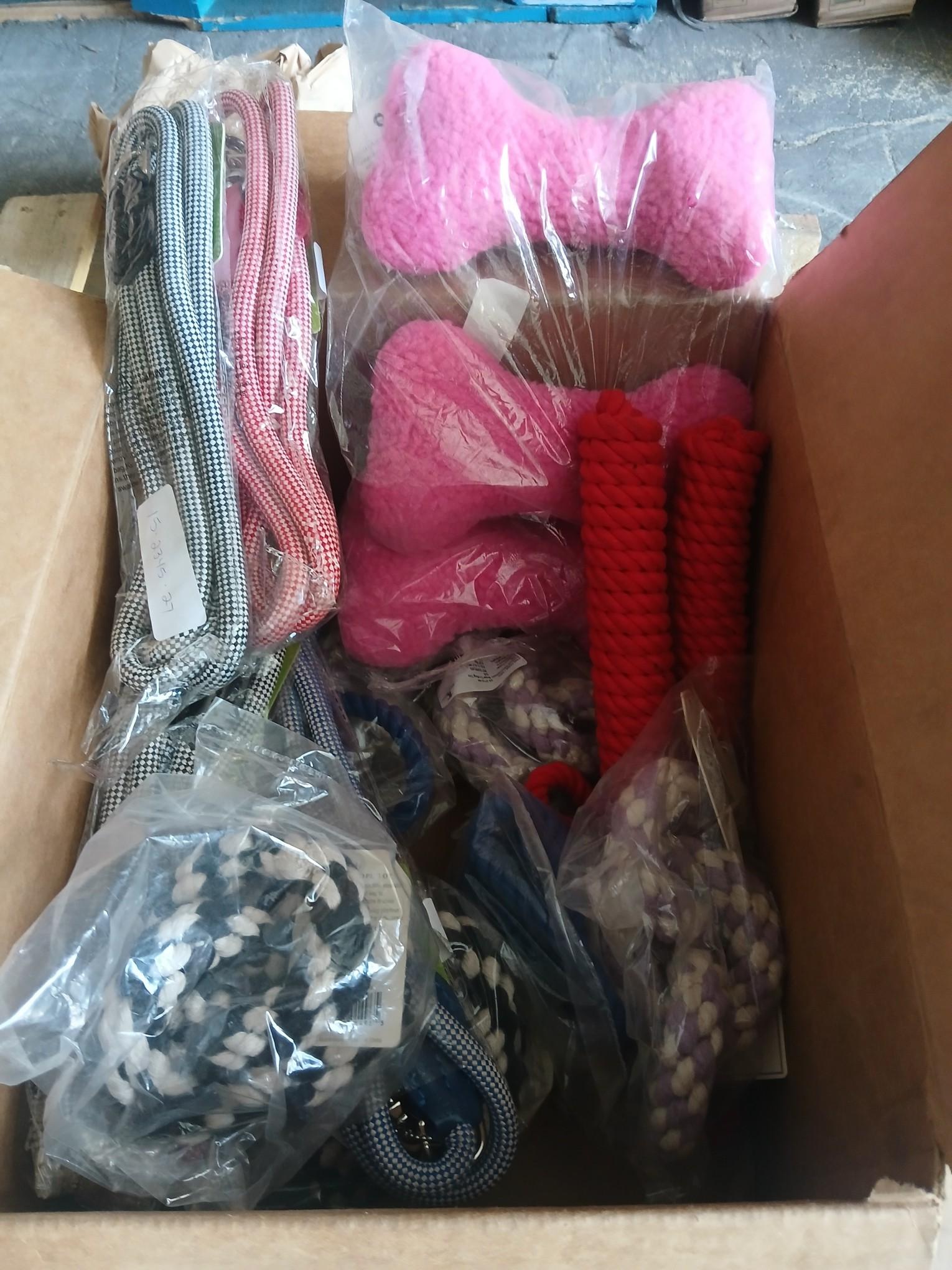 Misc. Box of BRAND NEW Dog Toys / ALL BRAND NEW in Packaging / Some Have Tags