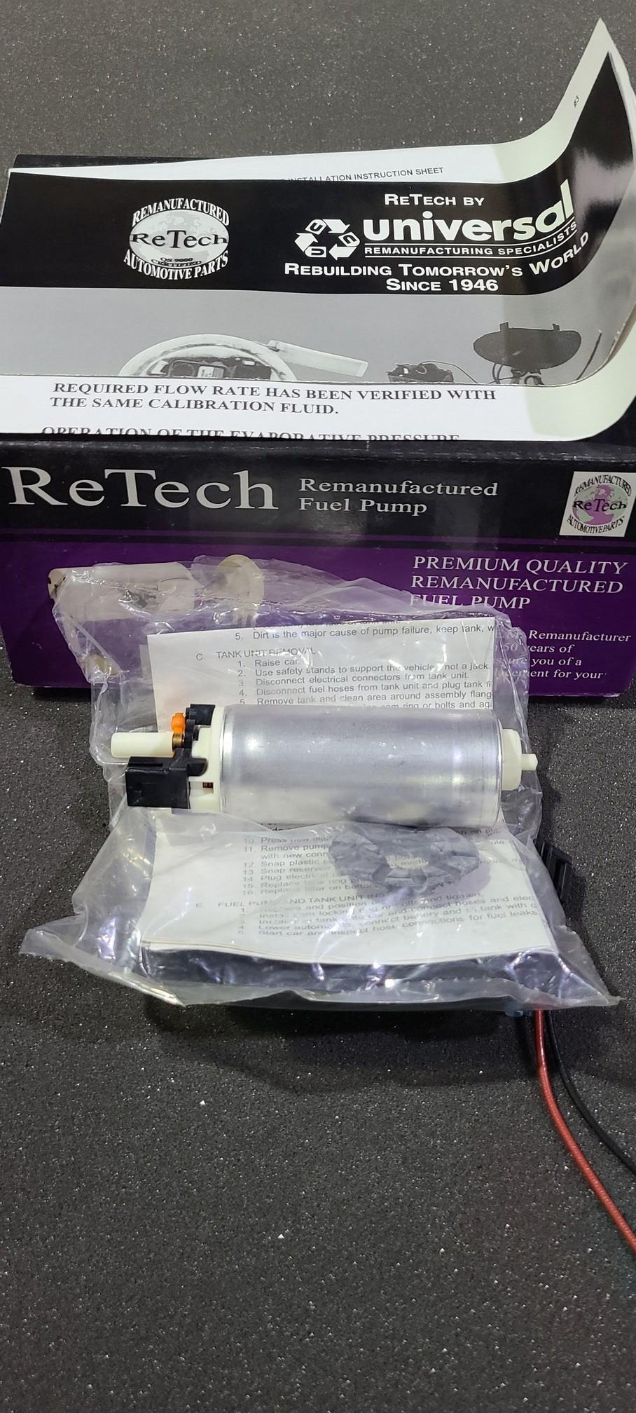 RETCH Remanufactured Fuel Pump / Premium Quality Fuel Pump in Origional Box